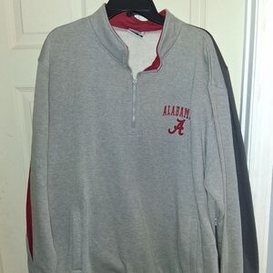 Gray Alabama Quarter-Zip Sweatshirt
